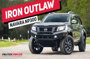 NISSAN NAVARA MO970 GLOSS GREY CENTRE WITH BLACK LIP